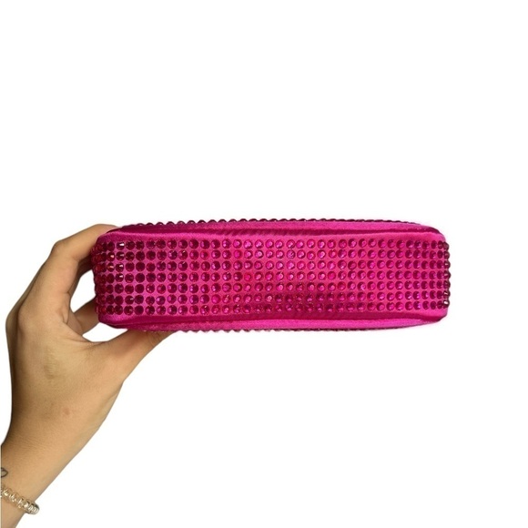 NWOT Pink Rhinestone Handbag - Picture 3 of 4